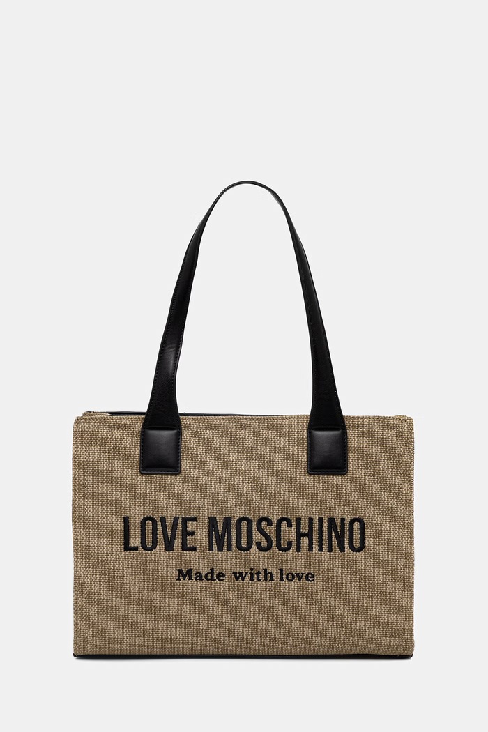 Love Moschino geantă shopper pentru femei bej JC4227PP0OKB190A
