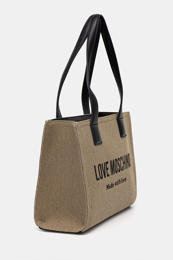 Love Moschino geantă shopper pentru femei JC4227PP0OKB190A bej SS26