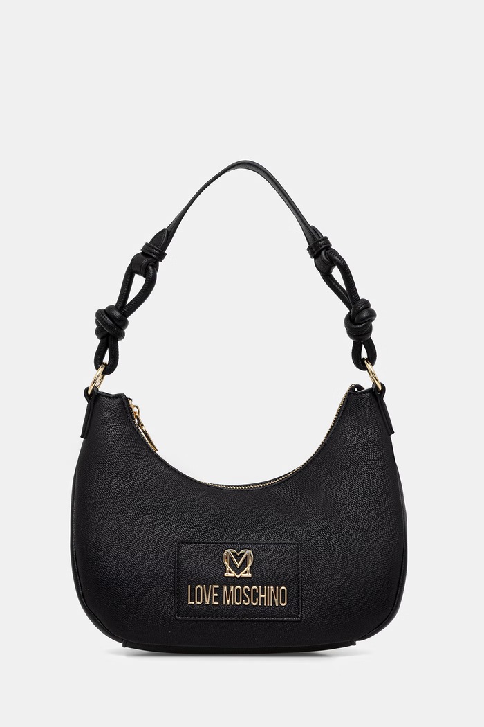 Love Moschino geantă pentru femei, cu imitație de piele negru JC4237PP0OKC0000