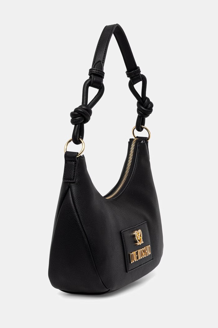 Love Moschino geantă pentru femei, cu imitație de piele JC4237PP0OKC0000 negru SS26