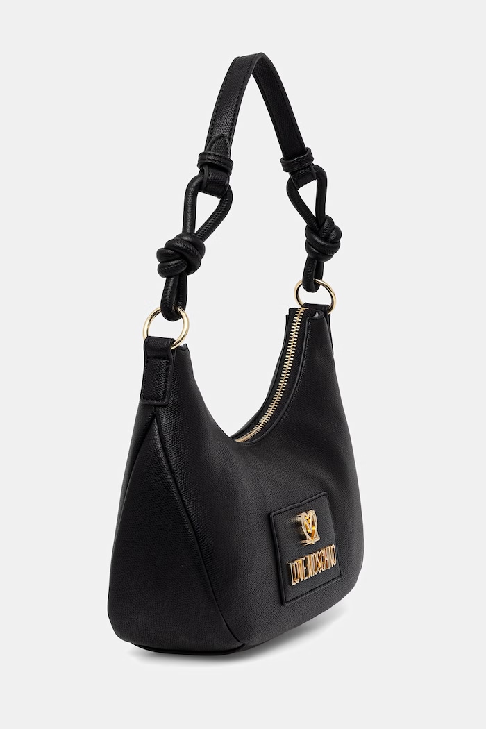 Love Moschino geantă pentru femei, cu imitație de piele JC4237PP0OKC0000 negru SS26