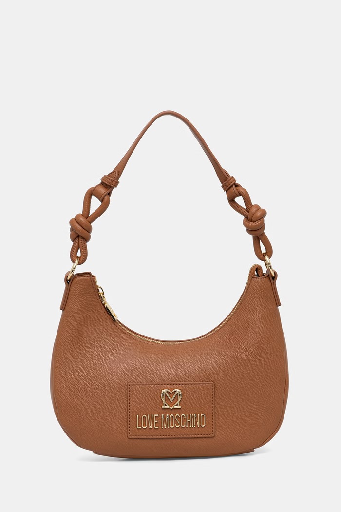 Love Moschino geantă pentru femei, cu imitație de piele maro JC4237PP0OKC0200