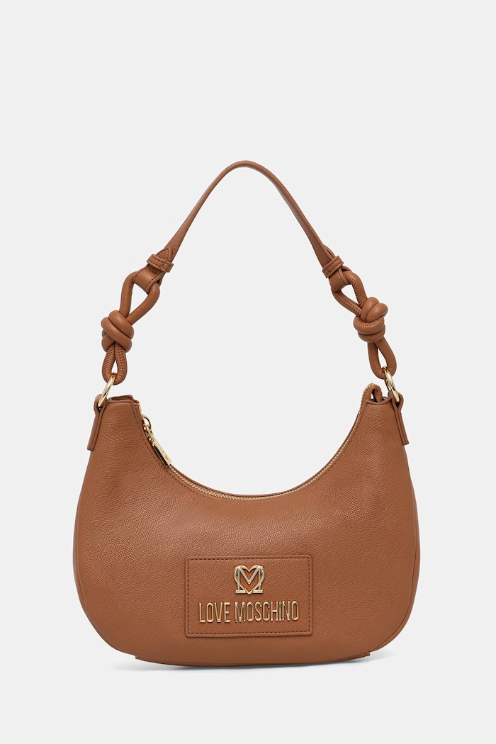 Love Moschino geantă pentru femei, cu imitație de piele maro JC4237PP0OKC0200