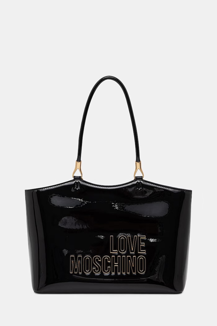 Love Moschino geantă shopper pentru femei negru JC4247PP0OKE100A