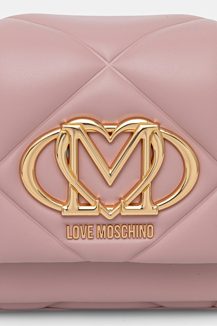 Love Moschino listová kabelka dámska z imitácie kože ružová JC4259PP0OLC0600