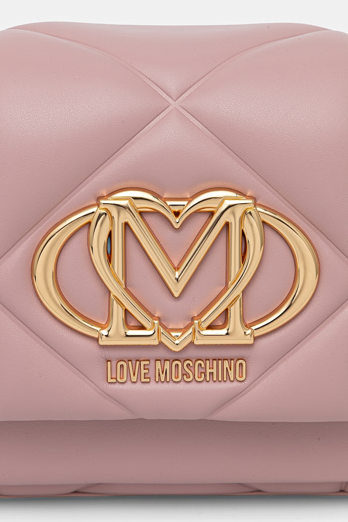 Love Moschino listová kabelka dámska z imitácie kože ružová JC4259PP0OLC0600