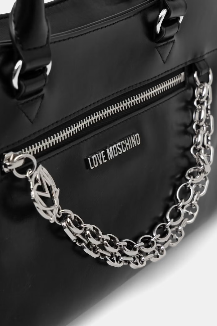 Geantă de femei din piele Love Moschino JC4277PP0OK1100A negru