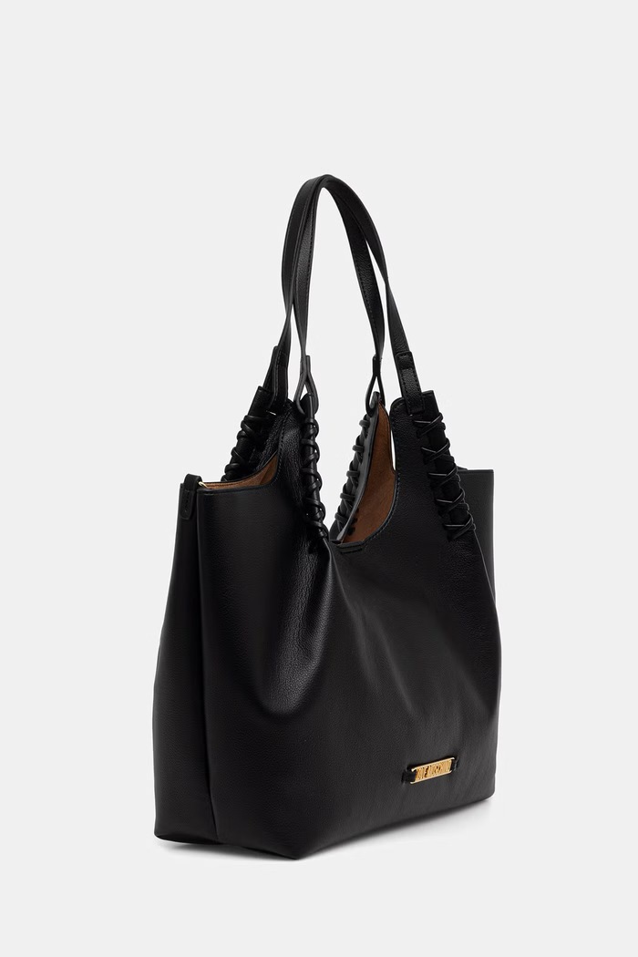 Love Moschino Torebka shopper damska z imitacji skóry JC4297PP0OKL0000 czarny SS26
