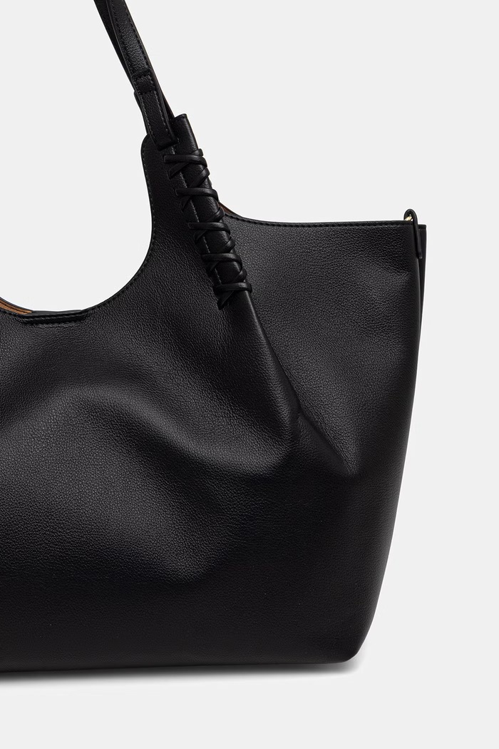 Akcesoria Love Moschino Torebka shopper damska z imitacji skóry JC4297PP0OKL0000 czarny