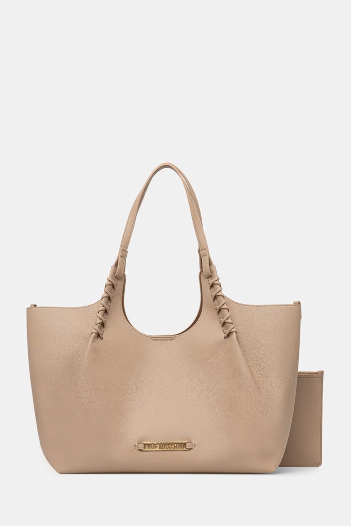 Love Moschino geantă shopper femei JC4297PP0OKL0209 bej SS26