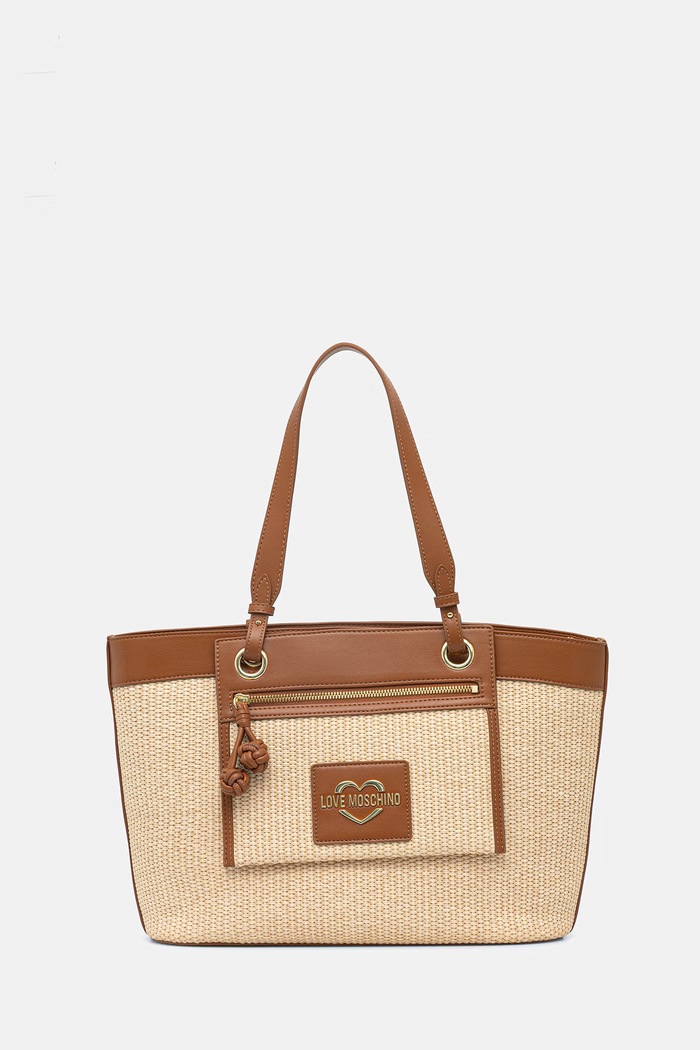 Love Moschino kabelka typu shopper dámska béžová JC4340PP0OKN110A