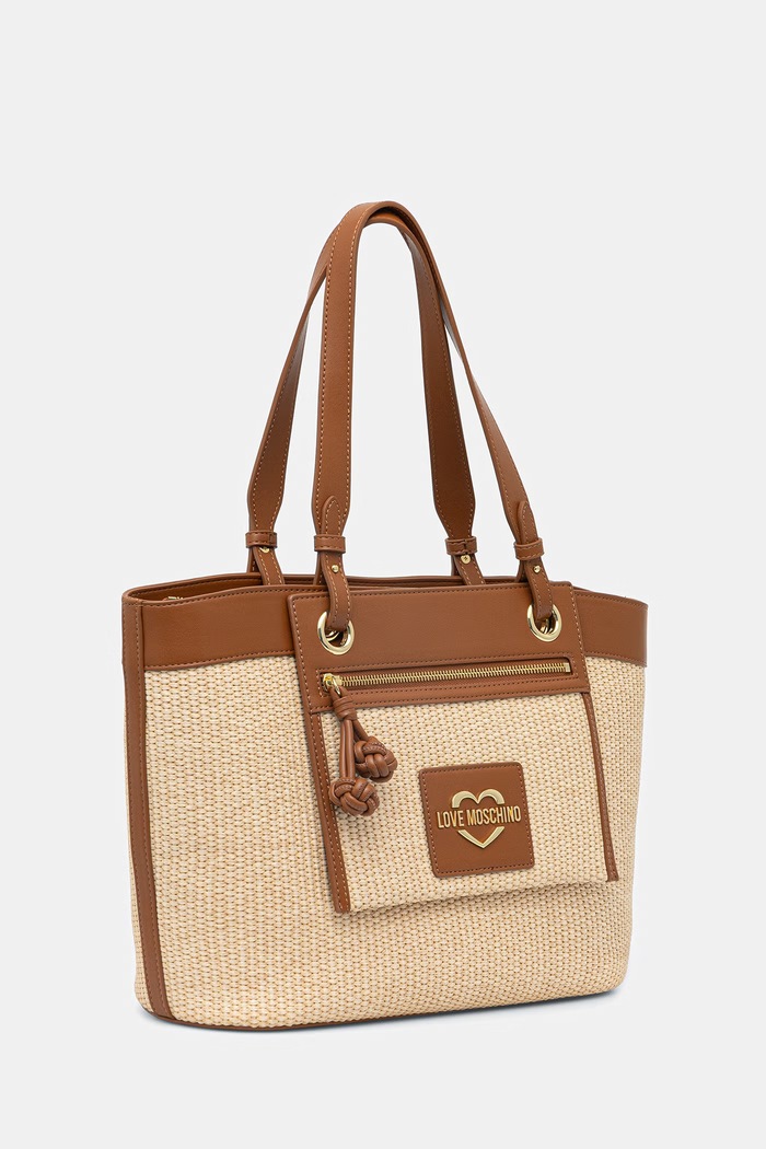 Love Moschino kabelka typu shopper dámska JC4340PP0OKN110A béžová SS26