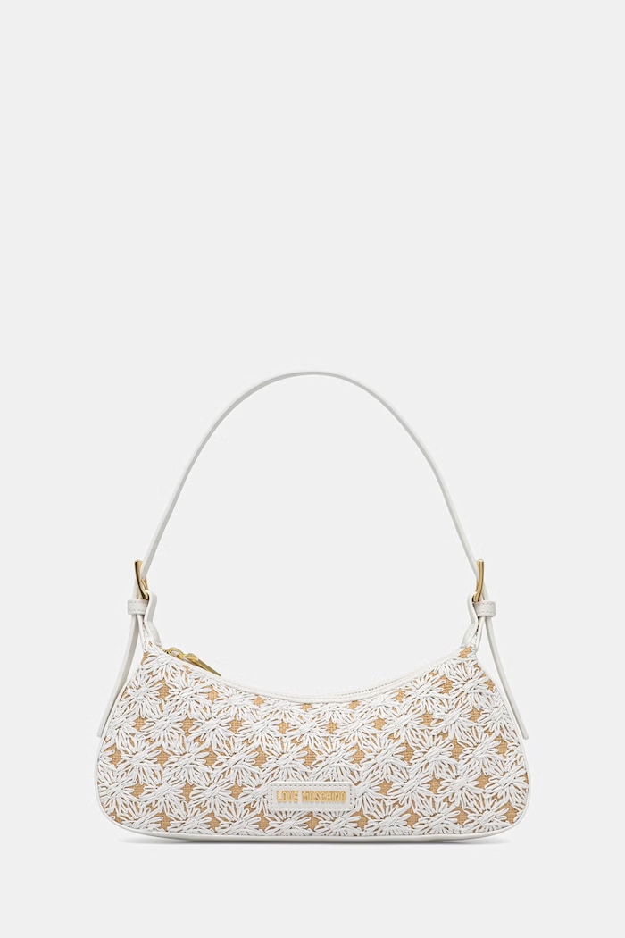 Love Moschino torebka damska z imitacji skóry biały JC4346PP0OKS110A