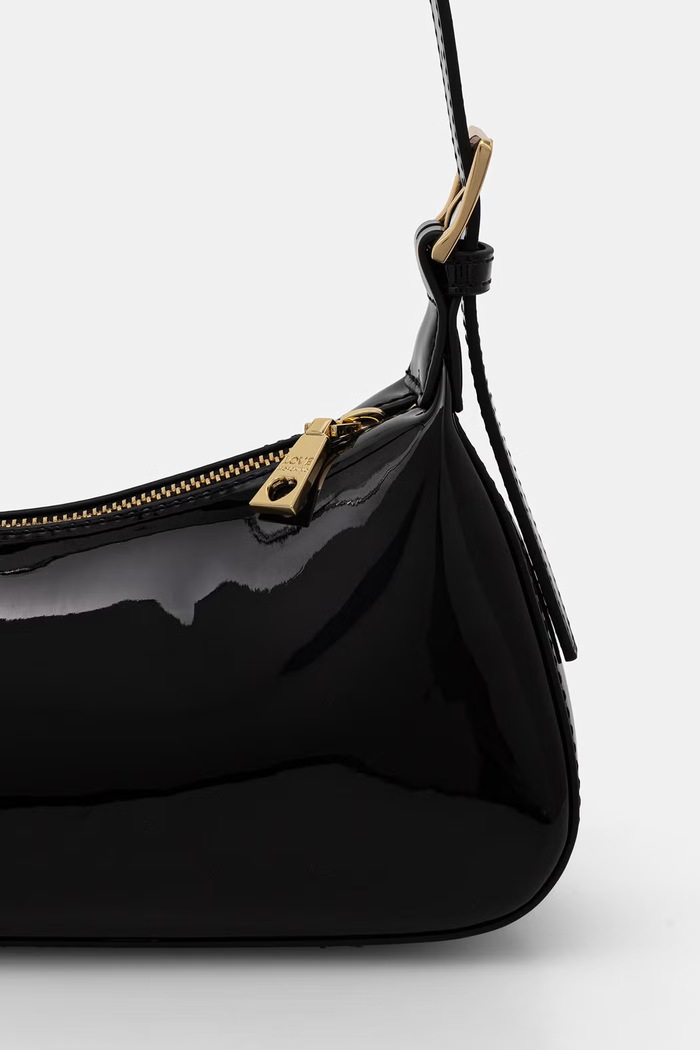 Doplnky Love Moschino dámska baguette kabelka JC4390PP0OKE2000 čierna