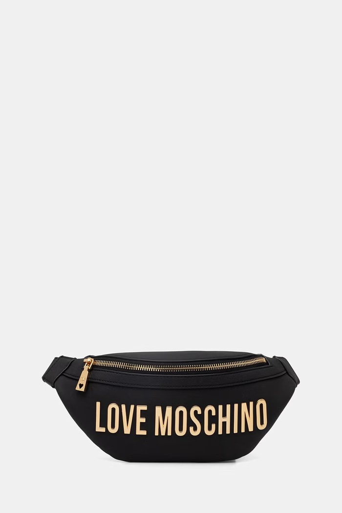 Love Moschino nerka damska z imitacji skóry czarny JC4195PP0OKD0000