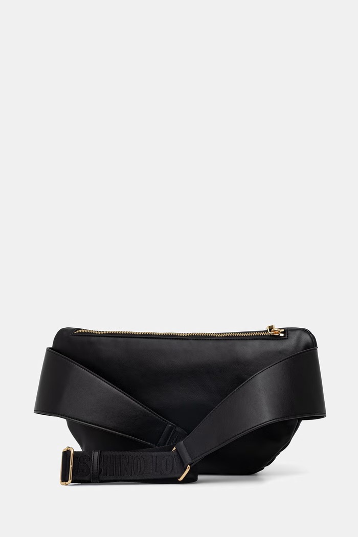 Akcesoria Love Moschino nerka damska z imitacji skóry JC4261PP0OLC0000 czarny