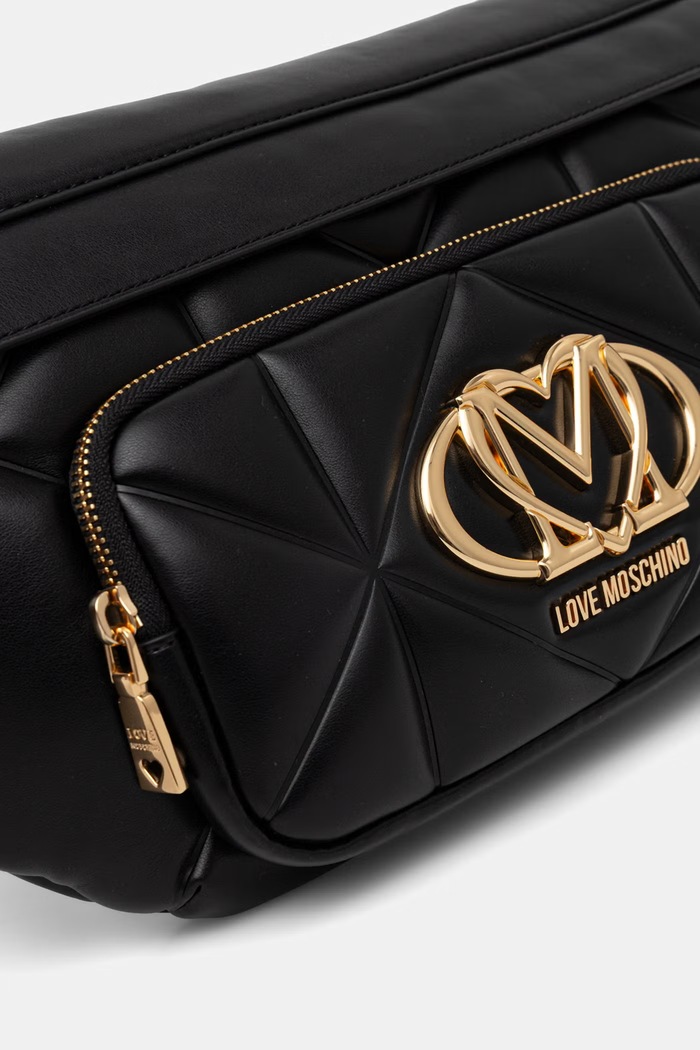 Love Moschino nerka damska z imitacji skóry czarny JC4261PP0OLC0000