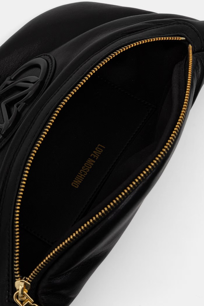 Love Moschino pasna torbica ženska iz umetnega usnja JC4337PP0OKM0000 črna