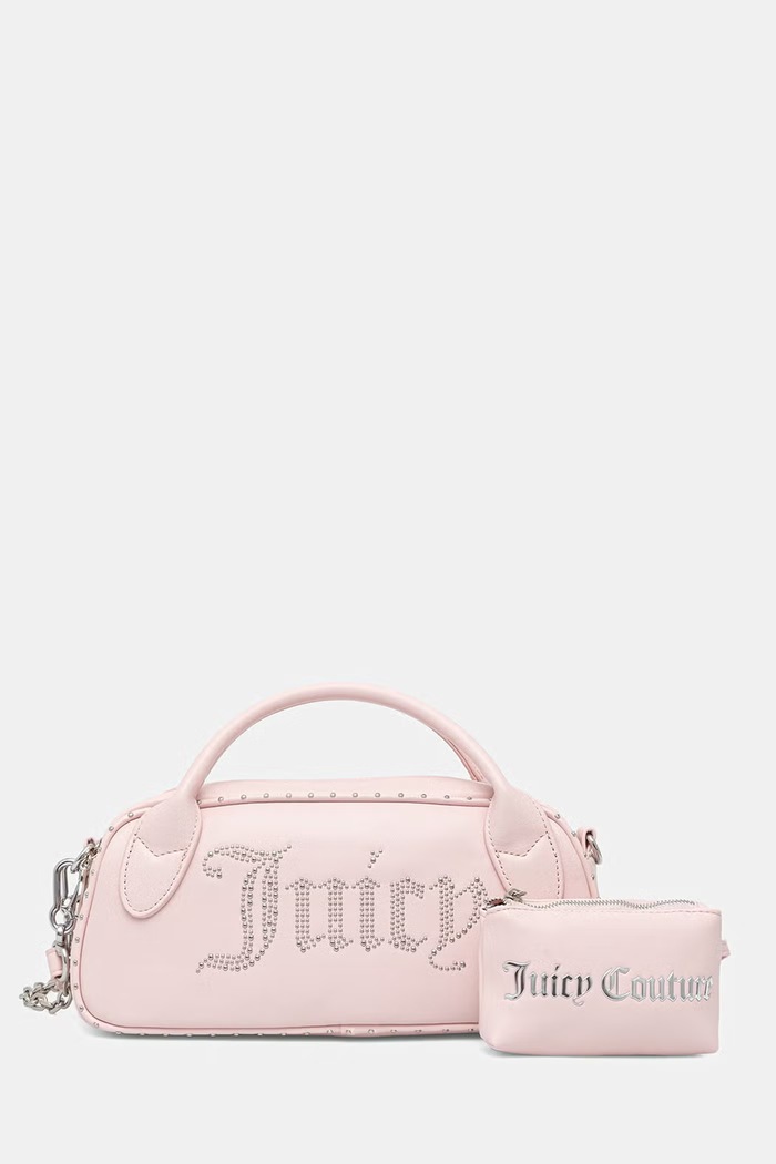 Juicy Couture torebka crossbody damska z imitacji skóry KIMBERLY różowy BEJQL9919WVP