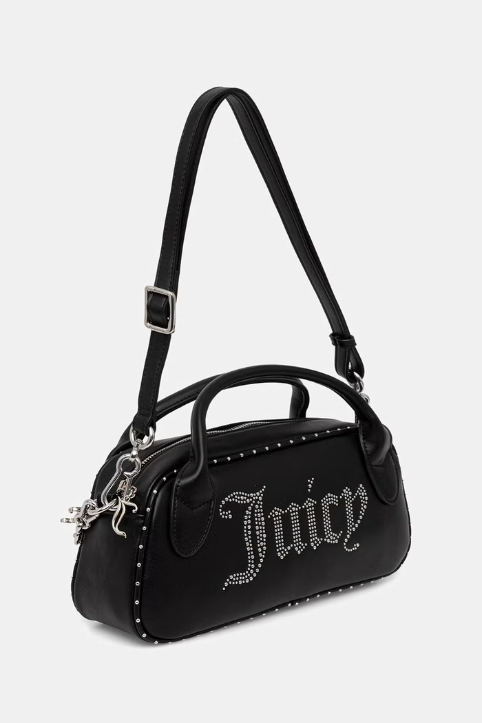 Juicy Couture geantă crossbody pentru femei, cu imitație de piele KIMBERLY BEJQL9919WVP negru SS26