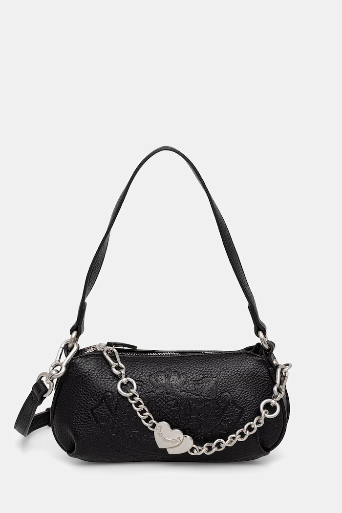 Juicy Couture torebka crossbody damska z imitacji skóry TWIG NARRATIVE czarny BIJTG8994WVP