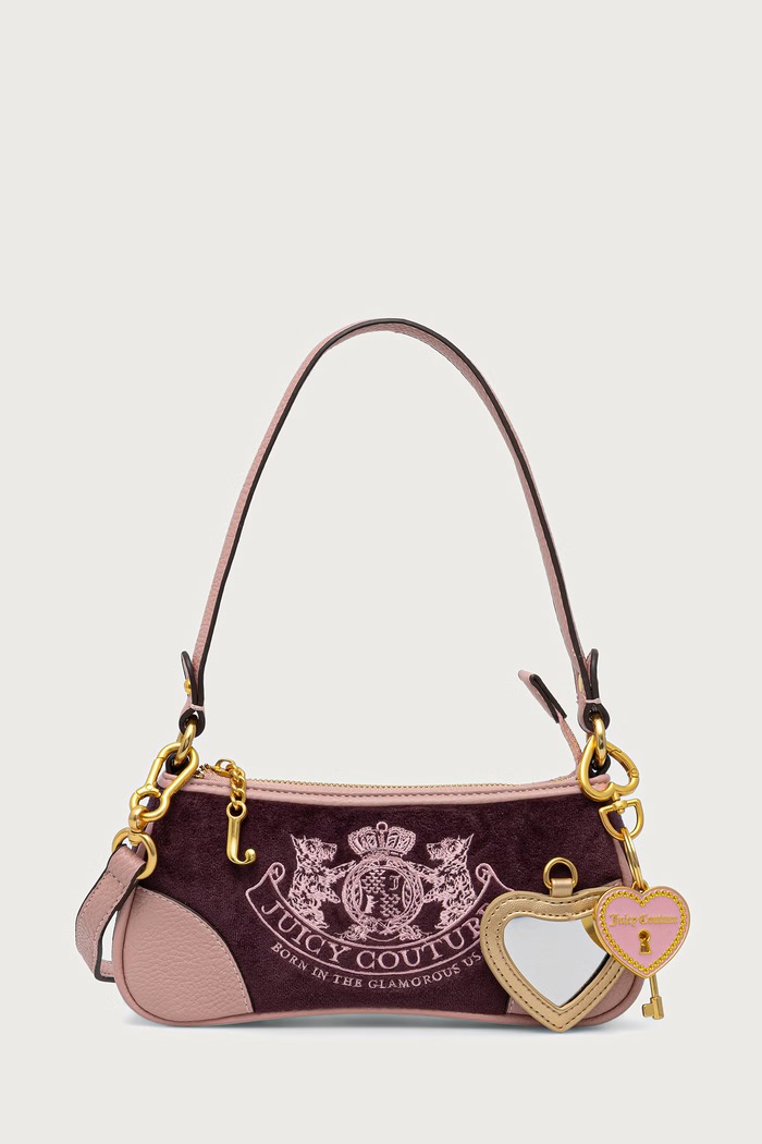 Juicy Couture Torebka crossbody damska DAYDREAMER fioletowy BIJD08940WZC