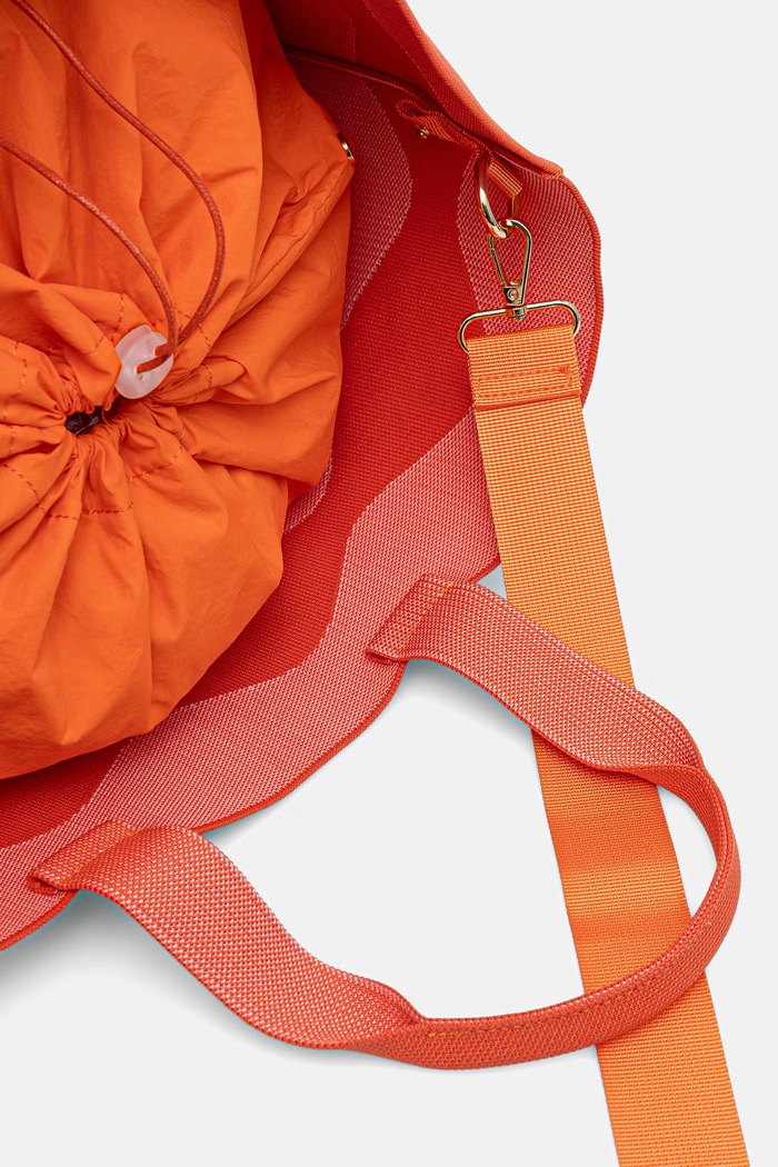 Blauer dámska shopper kabelka BASKET01 oranžová