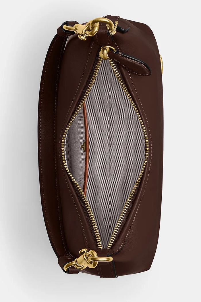 Torebka damska skórzana Juliet Shoulder Bag 25 Coach CDZ64 brązowy