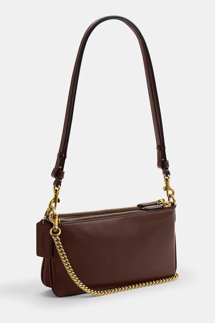 Akcesoria Coach torebka crossbody damska skórzana Kira CDY89 brązowy