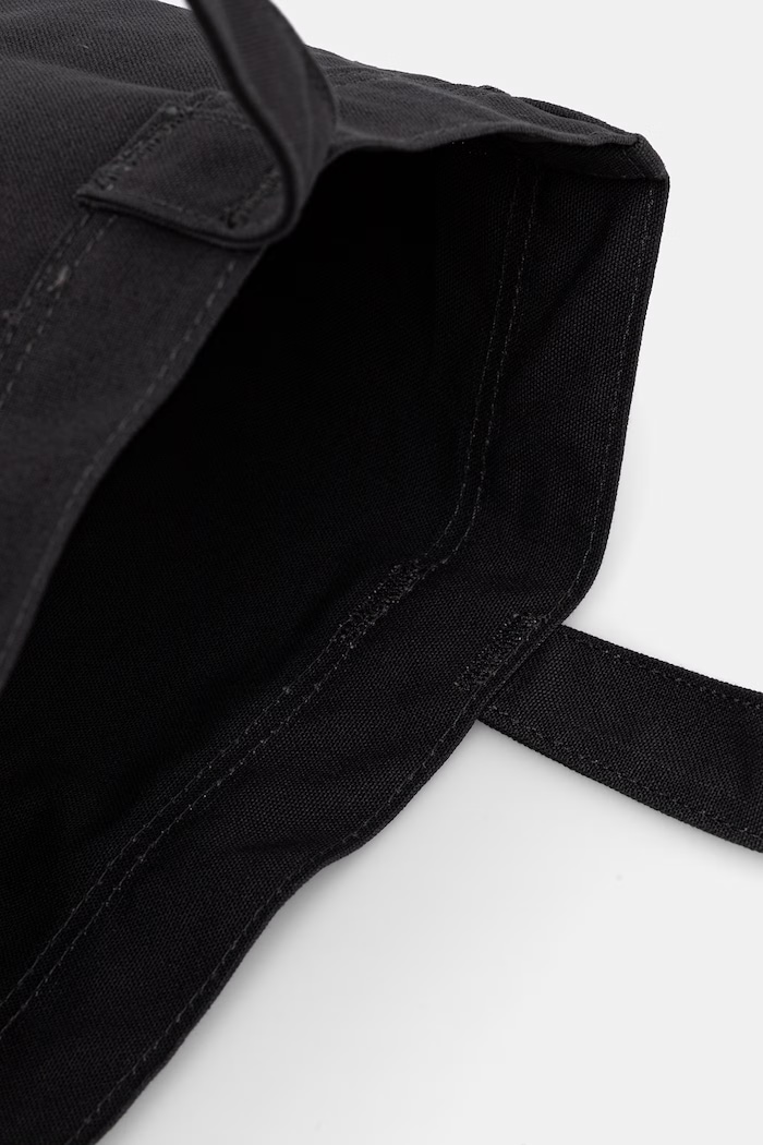 The North Face geantă feminină din bumbac COTTON TOTE negru NF0A3VWQKN61