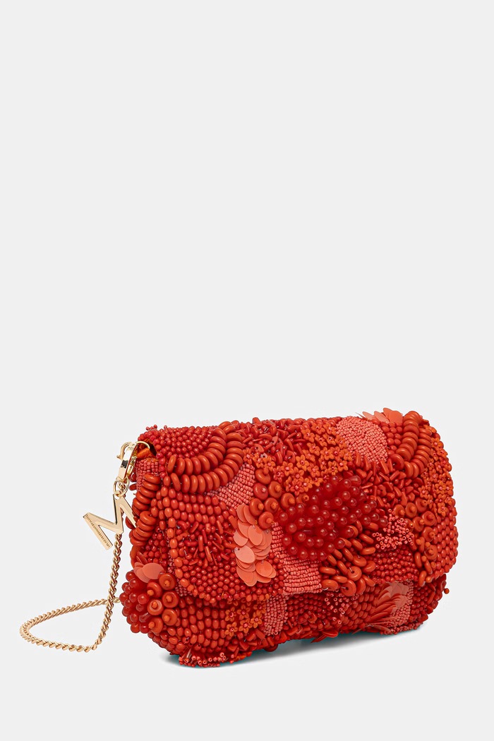 Lola Casademunt crossbody torbica ženska MS2604020 rdeča SS26