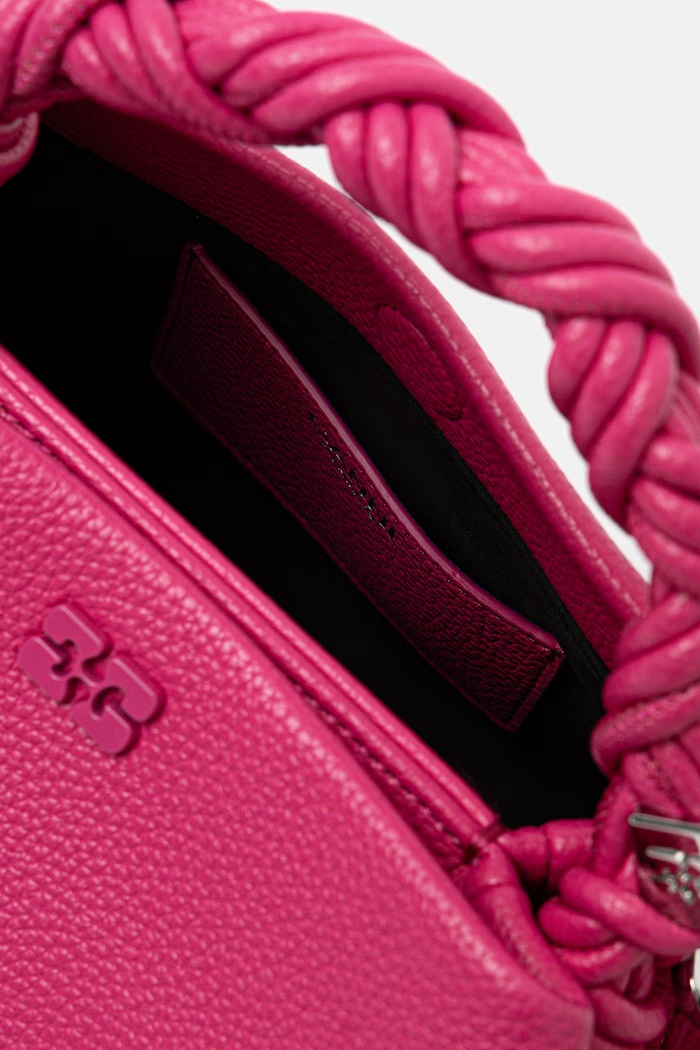 GANNI Bou Small torebka crossbody damska z imitacji skóry B2100126 różowy
