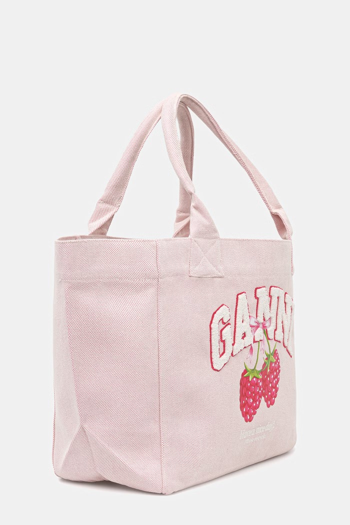GANNI kabelka typu shopper dámska B2110087 ružová SS26