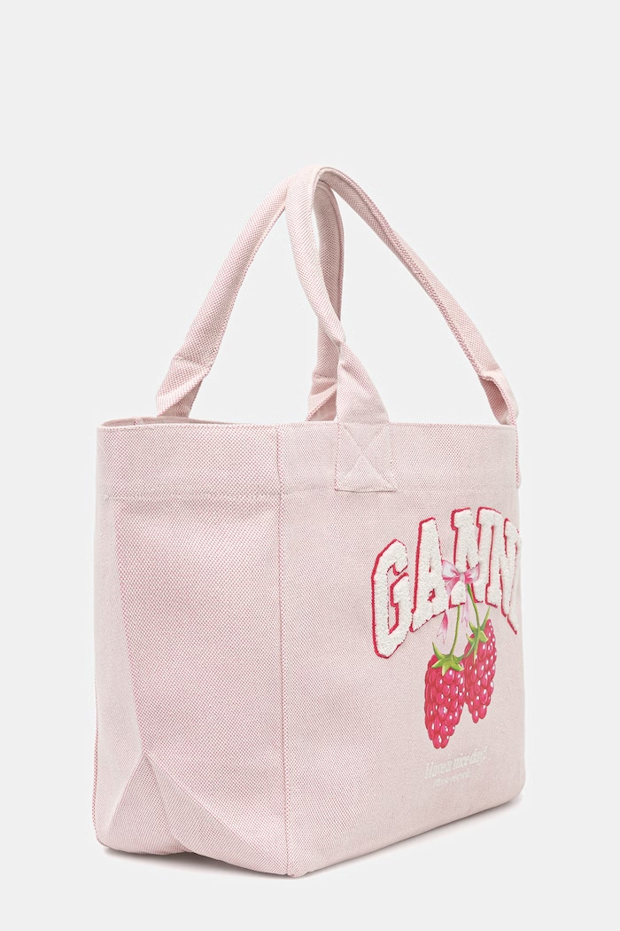 GANNI kabelka typu shopper dámska B2110087 ružová SS26