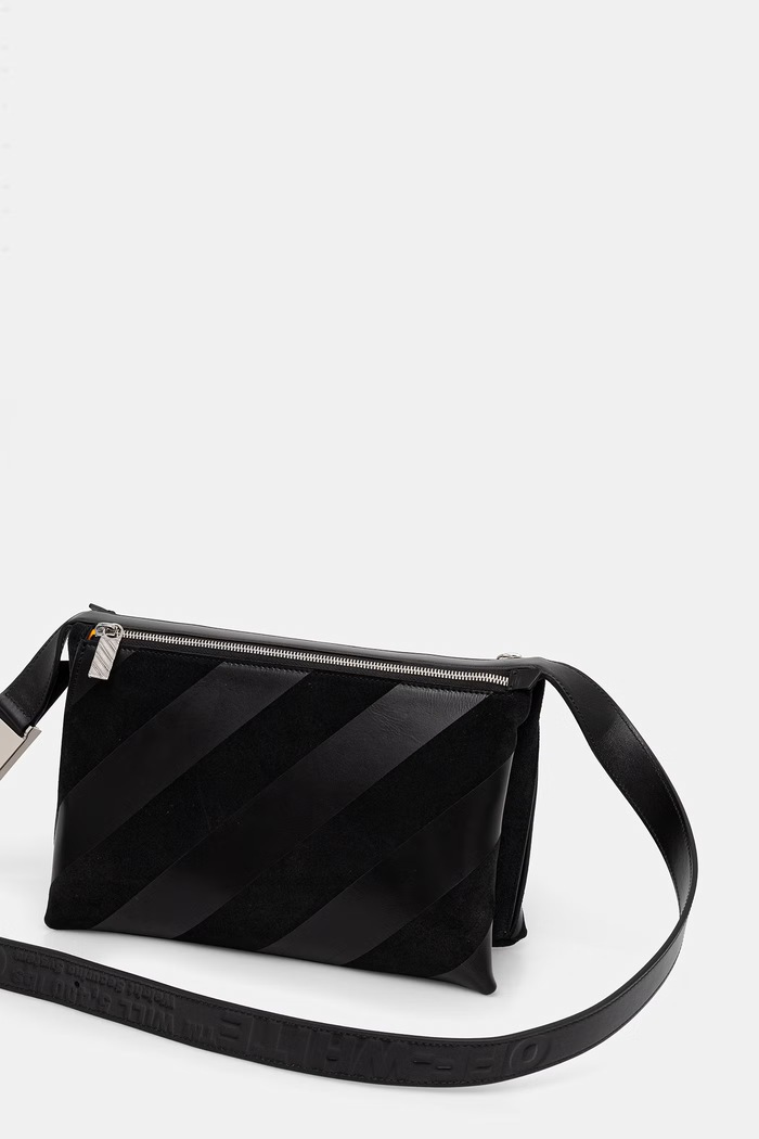 Akcesoria Off-White Sandbag_404 torebka crossbody damska skórzana OWNN18NS26LEA001 czarny