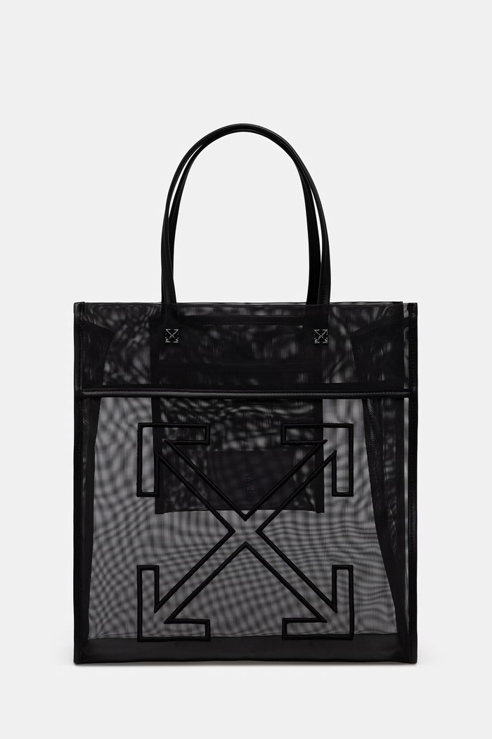 Off-White Market torebka tote damska czarny OWNA23FS26FAB001