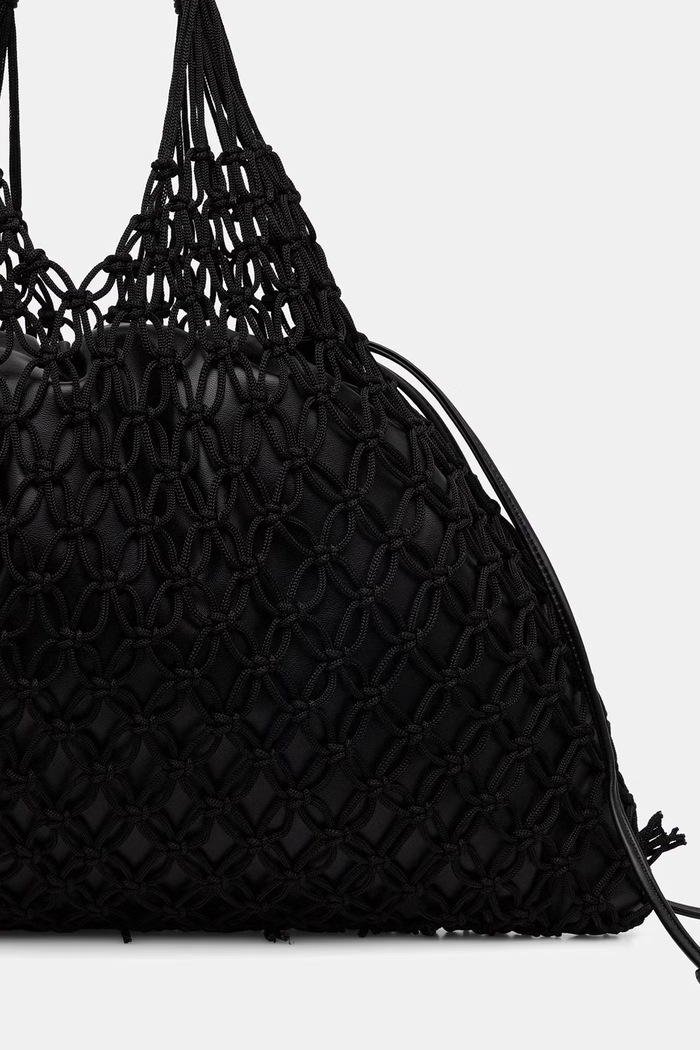 Doplnky Sisley kabelka typu shopper dámska z imitácie kože 6UWGWY06L čierna
