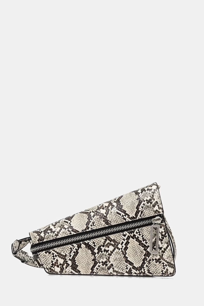 Sisley geantă crossbody pentru femei, cu imitație de piele bej 6EBTWY069