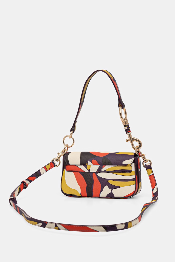 United Colors of Benetton geantă crossbody pentru femei, cu imitație de piele bej 66ULVY02Z