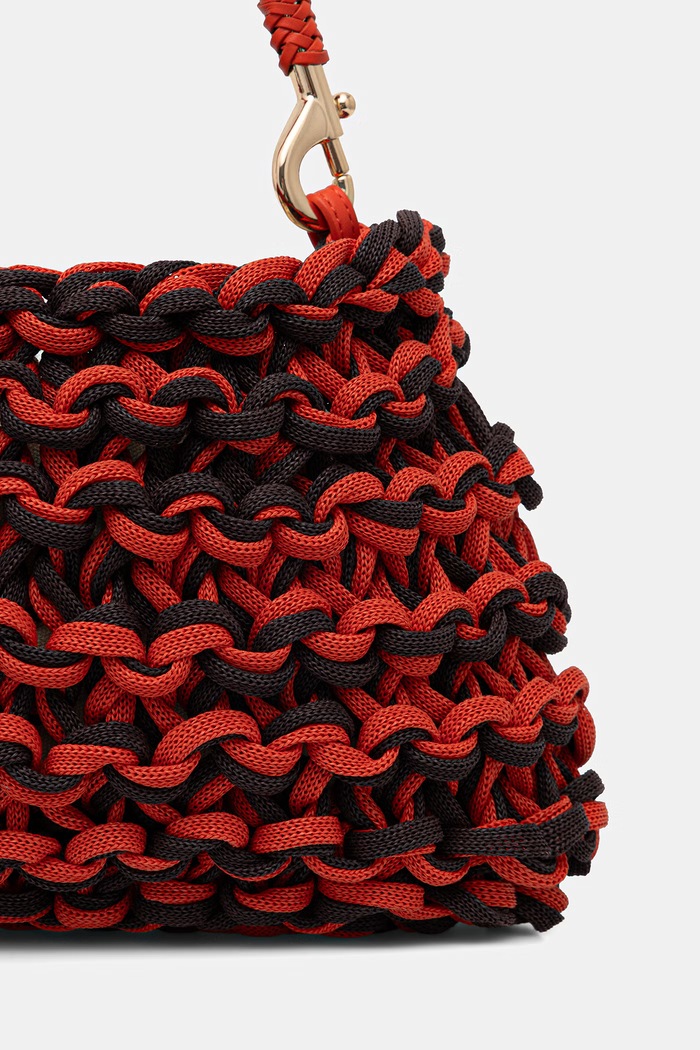 United Colors of Benetton hobo bag pentru femei portocaliu 6EBVVY031