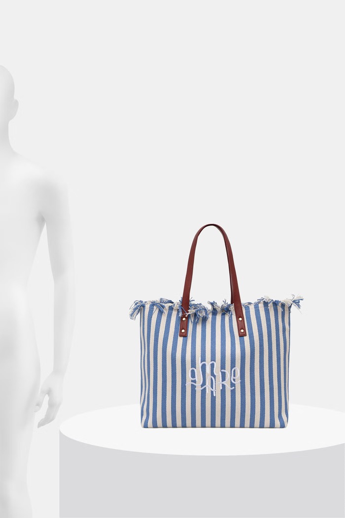 United Colors of Benetton Tote γυναικεία βαμβακερή 6O4LVY02N