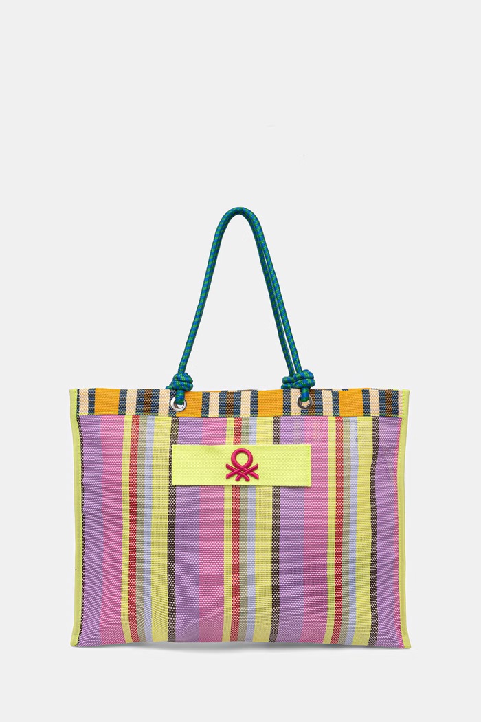 United Colors of Benetton torebka tote damska różowy 6VMJVY01Z