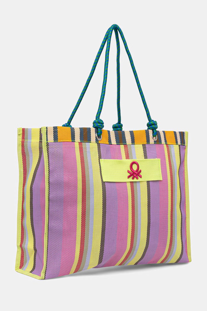 United Colors of Benetton torebka tote damska 6VMJVY01Z różowy SS26