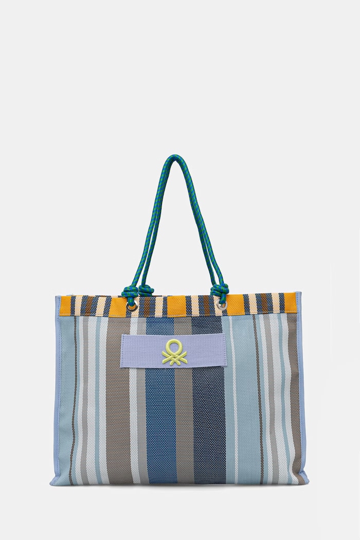 United Colors of Benetton torebka tote damska turkusowy 6VMJVY01Z