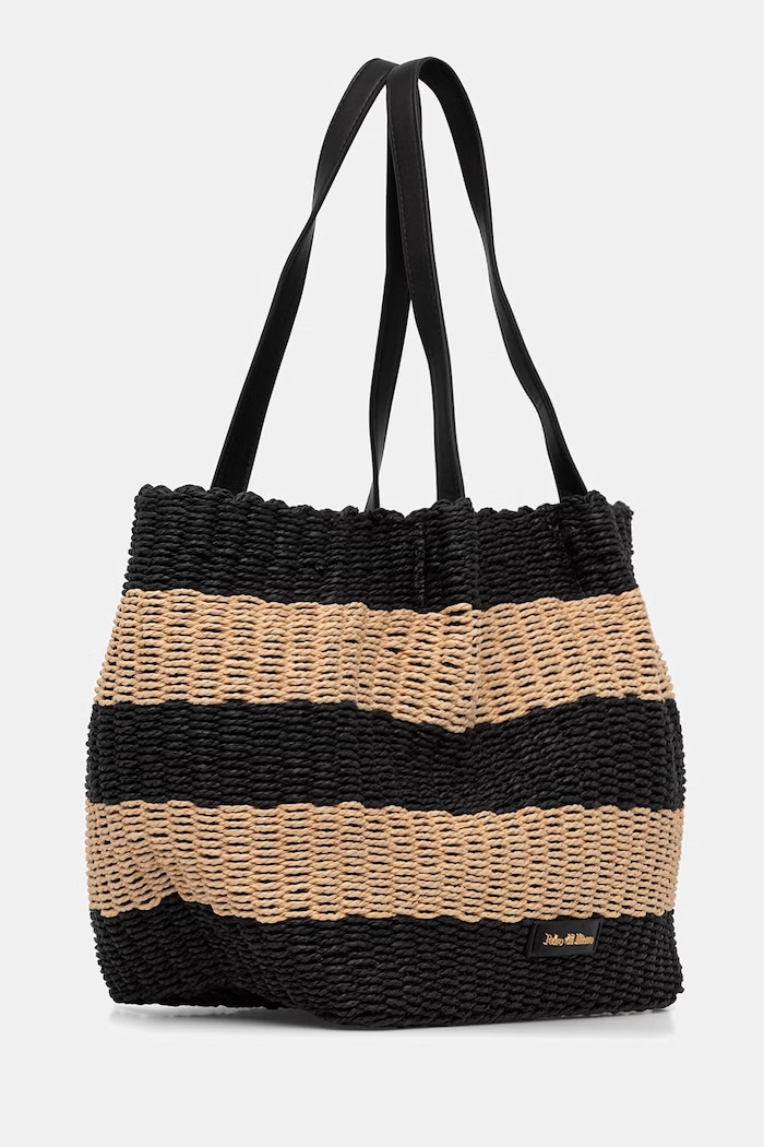 Pedro del Hierro shopper női fonott 2963398 fekete SS26