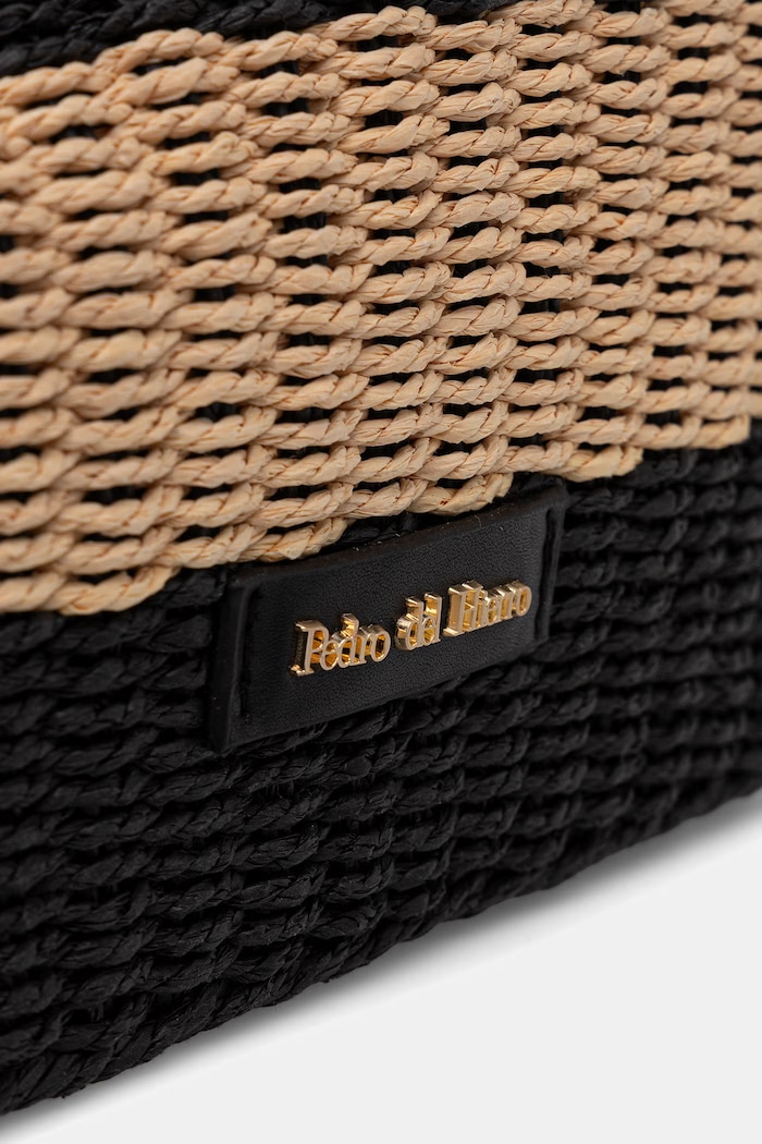 Pedro del Hierro shopper női fonott fekete 2963398