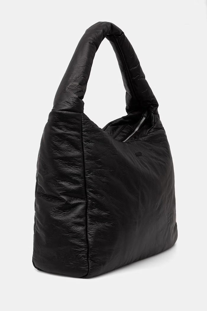 Fila tote bag pentru femei, cu imitație de piele LECORE FBW0007 negru SS26