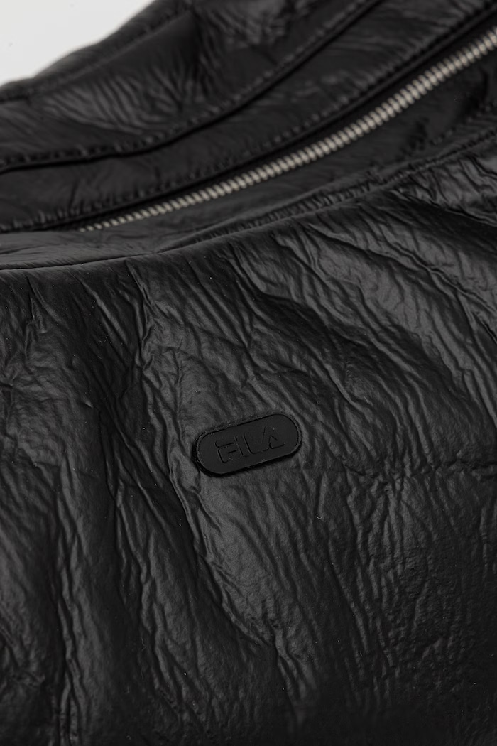 Fila tote bag pentru femei, cu imitație de piele LECORE negru FBW0007