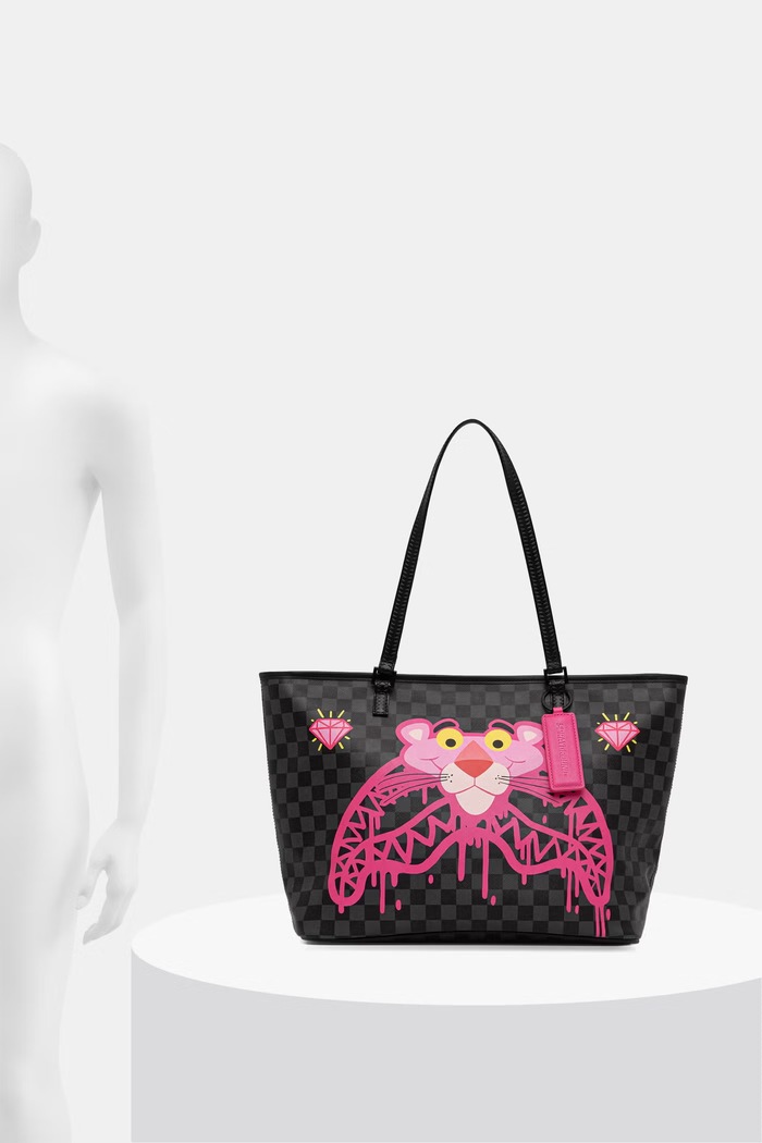 Sprayground geantă pentru femei, cu imitație de piele 910T8960NSZ gri