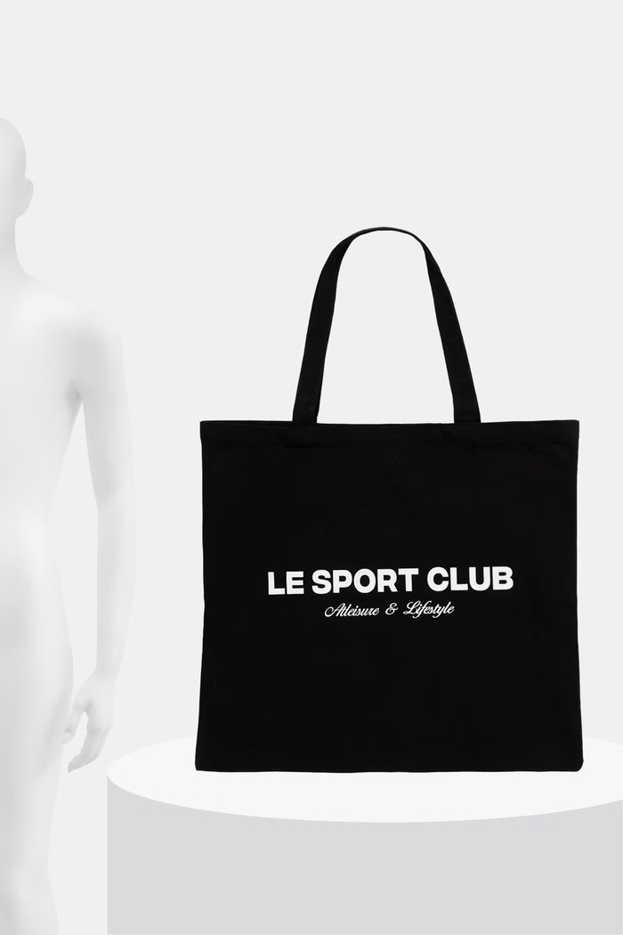 Le Privé torebka shopper damska bawełniana LE SHOPPER LP00699 czarny